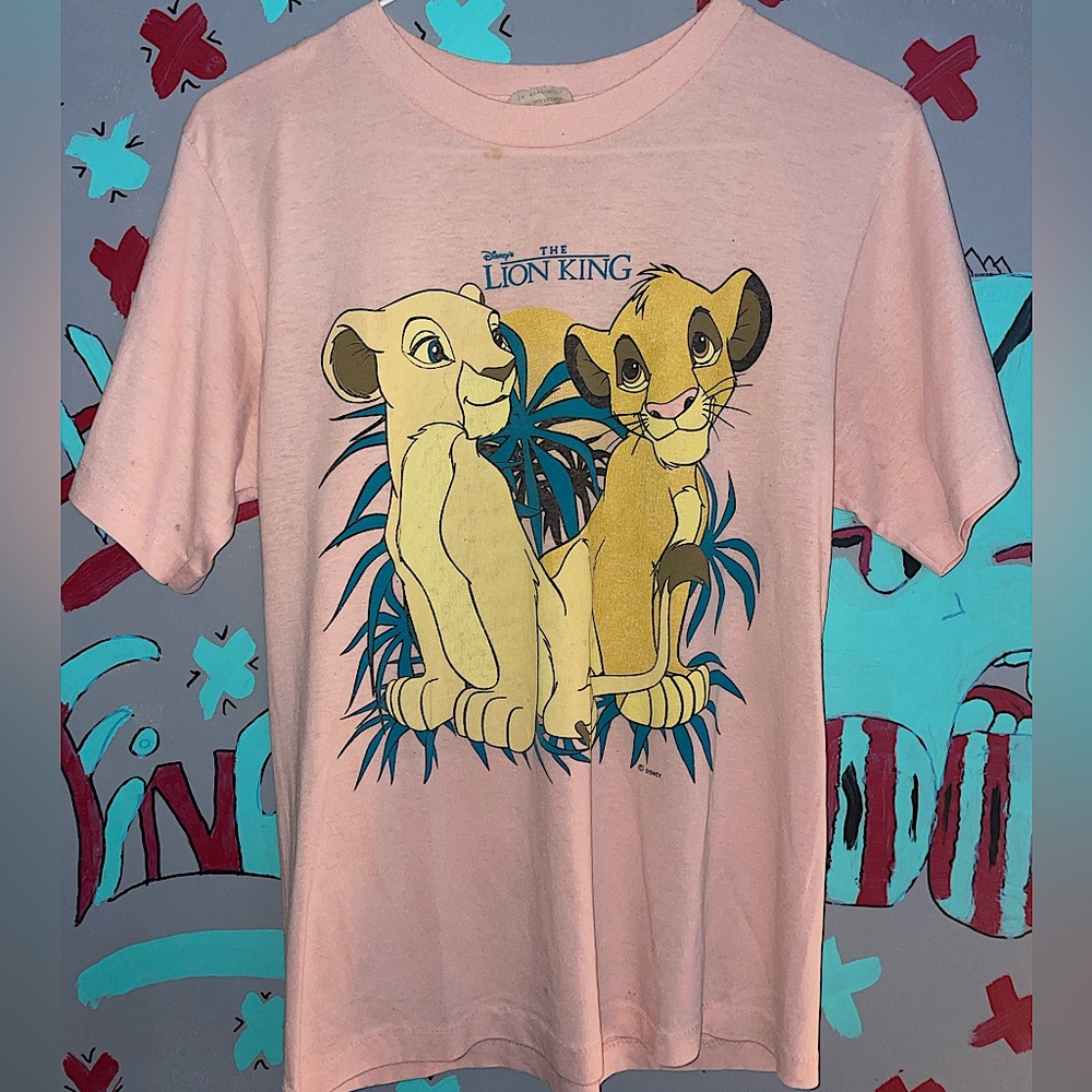 Vintage 90s The Lion King Movie Promo T Shirt M